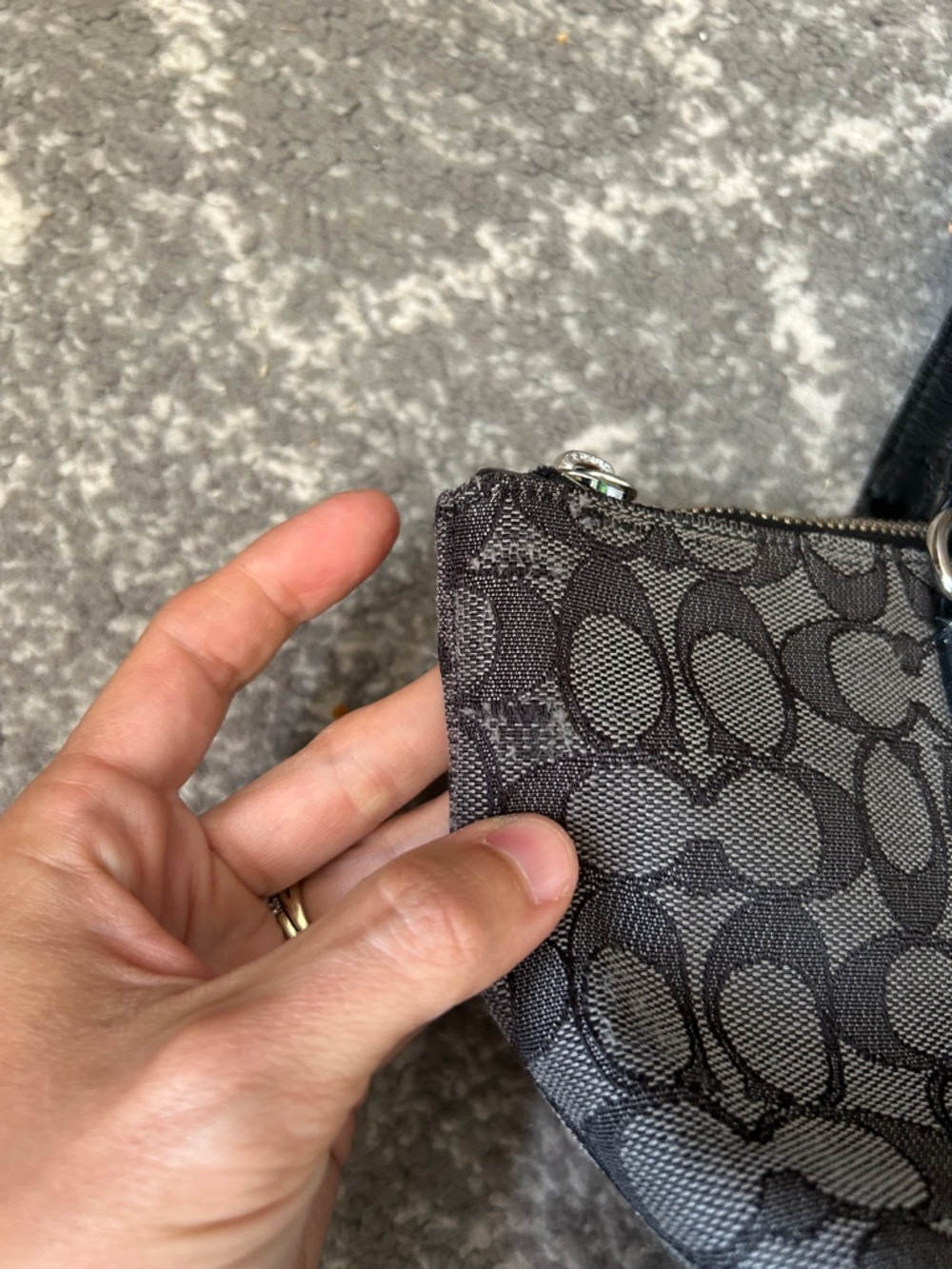 Coach Signature Canvas Kelsey Shoulder Bag - Picture 12 of 16